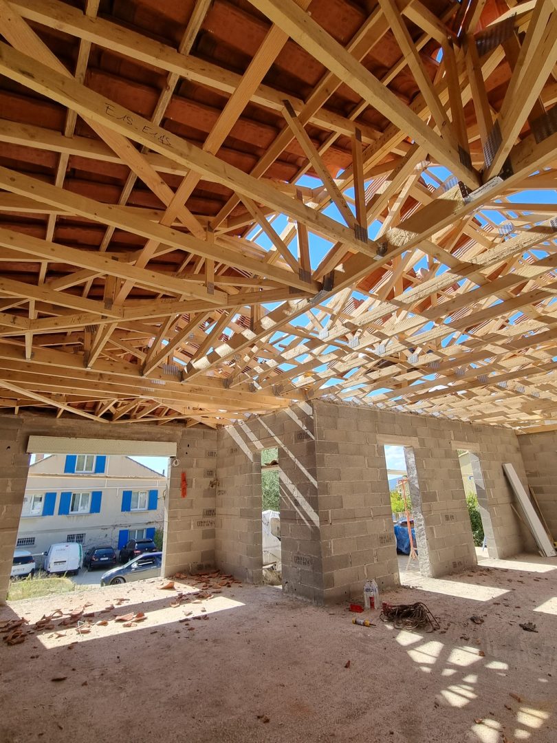 Construction villa plain pied Pertuis - Façade terminée