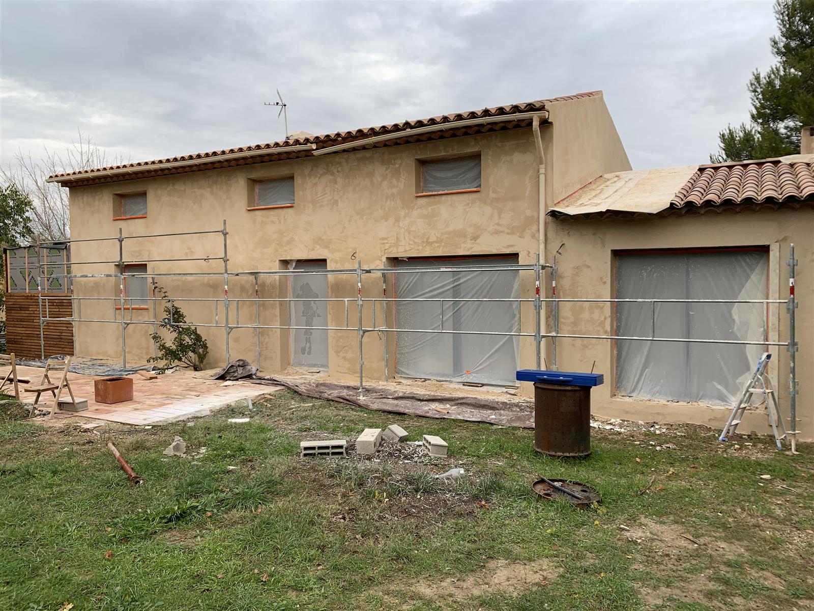 Rénovation Bastide Pertuis - Terrasse bois